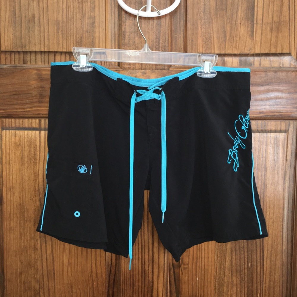 Black and blue Body Glove size large board shorts